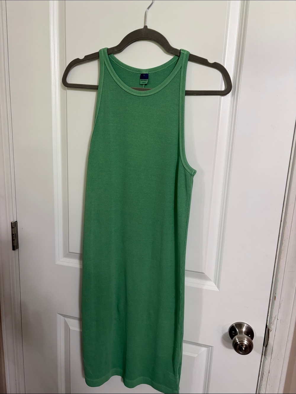 Old Navy Green Tank Midi Dress